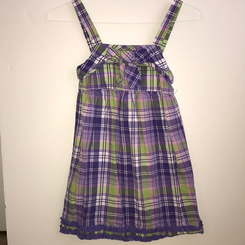 Hartstrings Girls Plaid dress, size 8, EUC